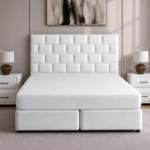 KYROS KING BED 180X200 CM - WHITE - Image 3